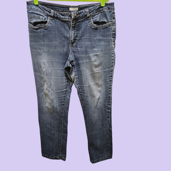 Coldwater Creek Denim - Coldwater Creek Womens‎ Blue Denim Jeans Size L16 Straight Leg